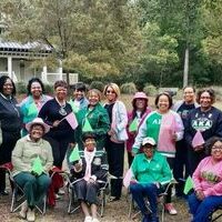 Sorors of GXO fellowshipping with the Sorors of Sigma Upsilon Omega (Summerville)