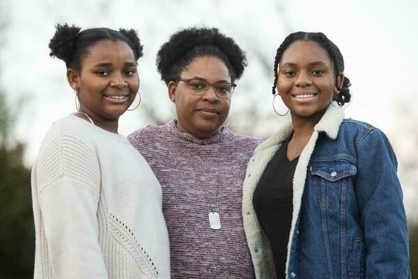Jennifer Pinckney and daughters. Her husband, Sen. Clementa Pinckney, was killed in the Emanuel AME Church shooting while Jennifer and then  6-year-old Malana hid in an adjacent office.