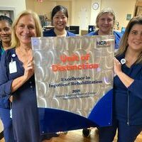 Trident Medical Center's Inpatient Rehabilitation Unit earned Unit of Distinction recognition, which is HCA Healthcare's highest award for nursing excellence.