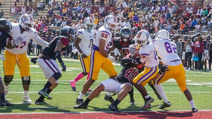 Benedict College in action against Morehouse