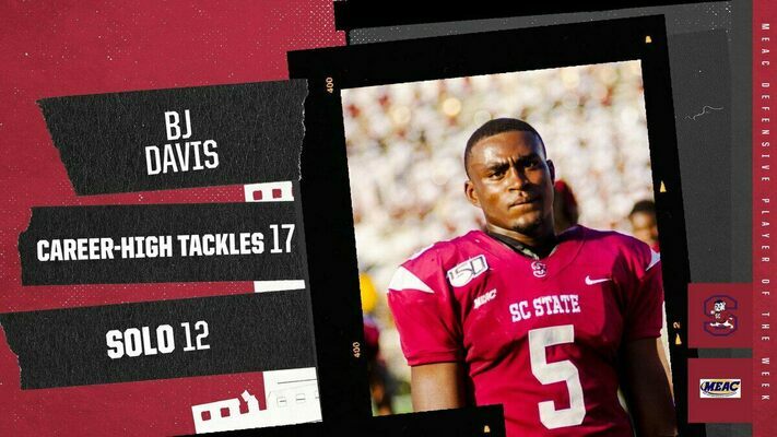 BJ Davis (17 tackles and 12 solo)