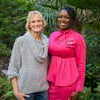 Breast cancer survivor Rachel Leppert, left, and clinical trials coordinator Alexandria Green formed a lasting friendship while Leppert participated in a clinical trial for HER2 positive breast cancer.